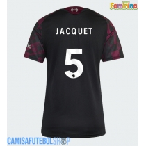 Camisa de time de futebol Liverpool Jeremy Jacquet #5 Replicas 3º Equipamento Feminina 2026-27 Manga Curta